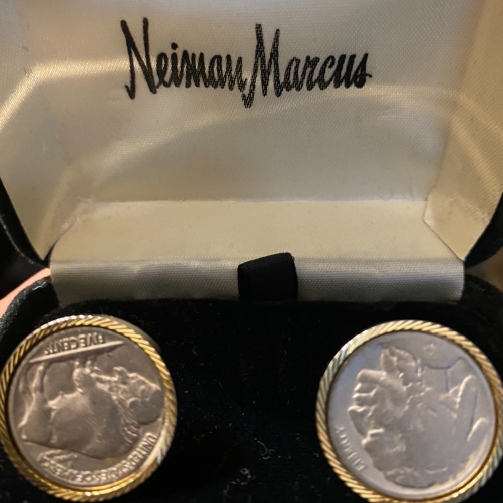 Buffalo Nickel Cuff Links